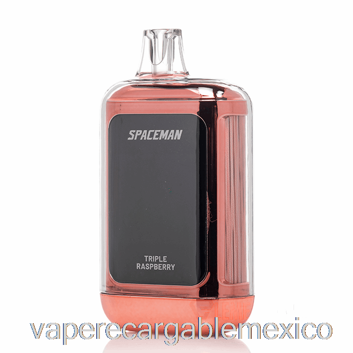 Vape Recargable Spaceman Curve 18k Desechable Triple Frambuesa